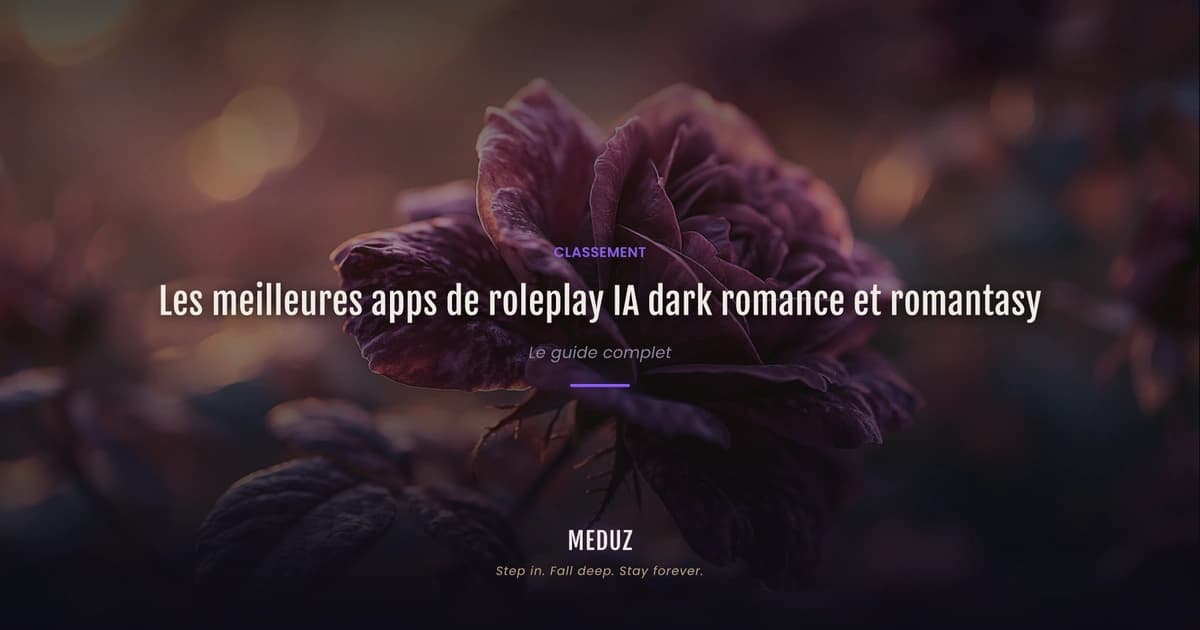 Las mejores apps de roleplay IA de dark romance y romantasy en 2026